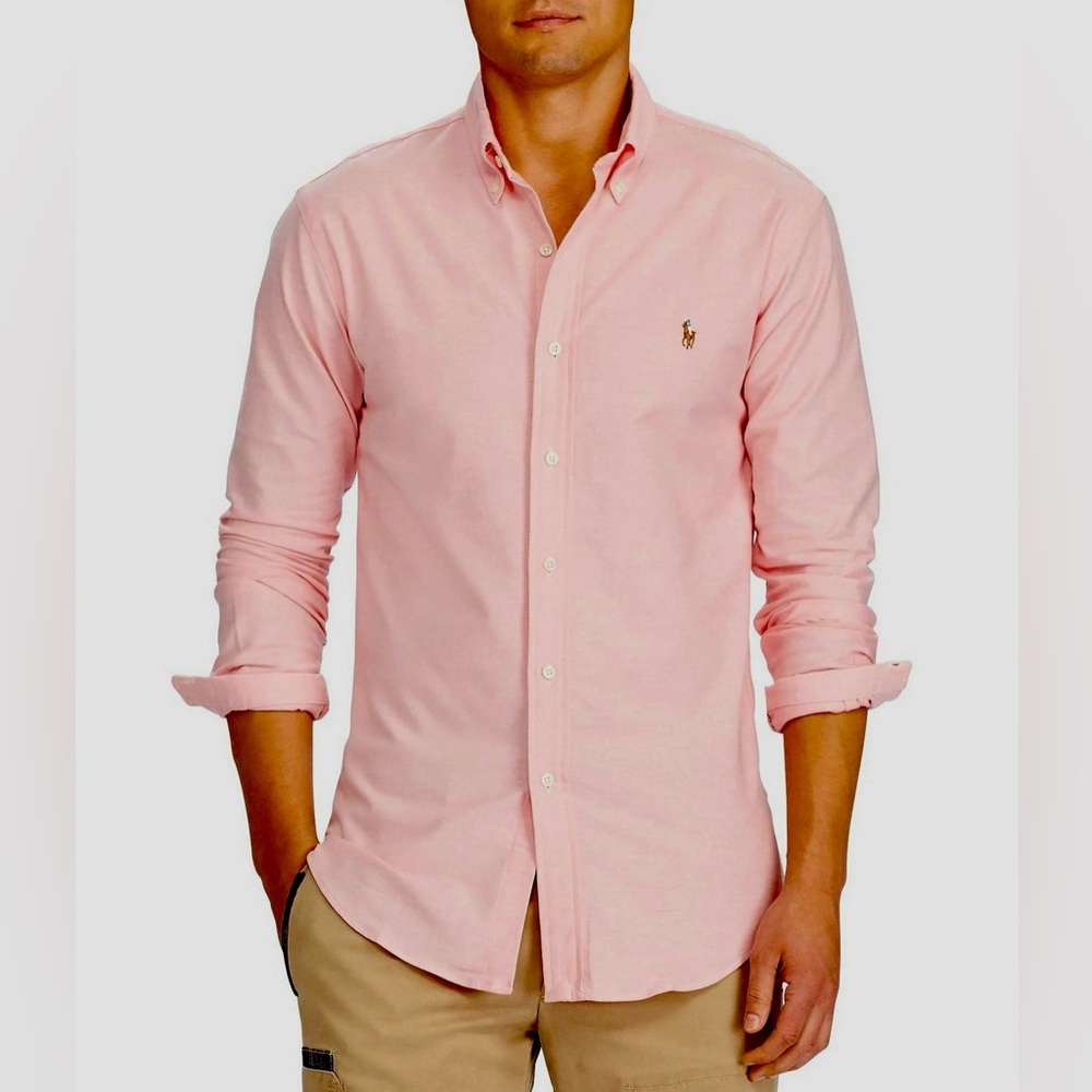 Ralph Lauren Pink Button-Up Shirt